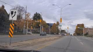 Oxford Street,  from West to East.  London, Ontario. Canada 