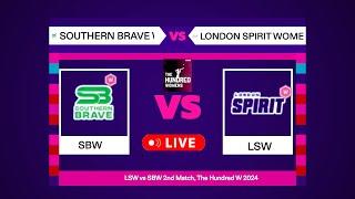 LIVE: SOB vs LNS | SOUTHERN BRAVE  vs LONDON SPIRIT Live | THE HUNDRED MENS | LIVE CRICKET