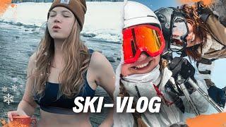 Eisbaden, Skifahren, Iglu? I Großer SKI-VLOG mit @franziskasieber #wintersport #hikingvlog