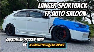 LANCER SPORTBACK FP AUTO SALOON CUSTOMISE OSGKEN TWIN DI CASPERACING PUCHONG