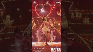 Let the retro beats hit your soul!  #LeLeRaja from #MATKA ft. #NoraFatehi Out Now #MATKAonNOV14th