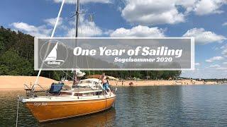 One Year of Sailing Kleinkreuzer Carpe Diem Dehler Delanta 75d am Brombachsee 2020