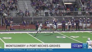 Port Neches-Groves High School gets the win from Montgomery 37 - 31