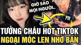 Tưởng cháu gái là HOT TIKTOKER, bà ngoại móc len kêu cháu ĐĂNG LÊN BÁN | Tin 3 Phút