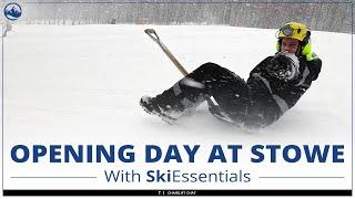 Opening Day at Stowe Mountain Resort with SkiEssentials.com - Skiing on Bent 100 and Prodigy 1