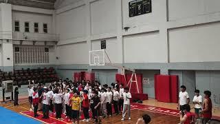 WNCAA Cheerleading practice 2025 San Beda Alabang