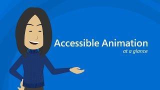 Accessible Animation: At a Glance