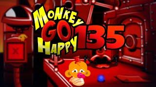Игра "Счастливая Обезьянка 135" (Monkey GO Happy 135) - прохождение