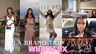 LOS ANGELES TRAVEL VLOG| Brand Trip with WHITE FOX! AHH ️