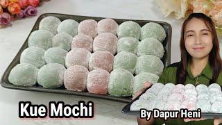 Kue Mochi, Mudah Sekali Buatnya, kue Yang Lembut, Kenyal, Manis, Dan Enak Sekali