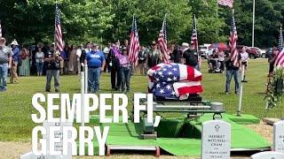 Community turns out for funeral of ‘abandoned’ Marine veteran