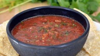 RESTAURANT STYLE MEXICAN SALSA | How To Make Basic Salsa | SyS