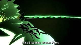 Sanemi Shinazugawa wind Breathing Second Form Demon Slayer Hashira Training Arc -