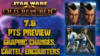 SWTOR - 7.6 PTS Character Modernization, Cartel Market, Dynamic Encounters Game Preview Comparison