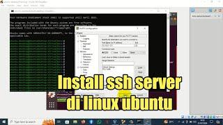 Cara install ssh server di linux ubuntu