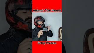 Helmet Chin Mount Setup #shorts #helmet #chinmount #actionpro