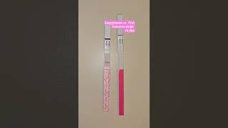 16 dpo first response vs. easy@home #baby #pregnancy #pregnant #pregnancytest #livepregnancytest