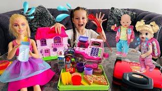 Kız Oyunları!Ada ile Dev Market Oyna!Oyuncak Bebek Bakma, Barbie Oyunları,Kız Oyunları@ToysandFun