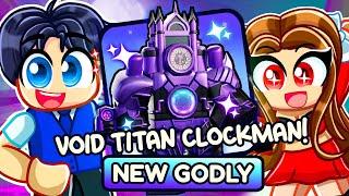 I Spent $974,456 On The NEW VOID TITAN CLOCKMAN In SKIBIDI TOWER DEFENSE!