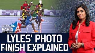 How Did Lyles Win Gold Despite Thompson's Leg Crossing The Line | First Sports With Rupha Ramani