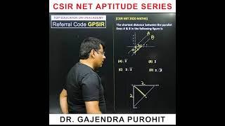 General Aptitude Tricks with Dr. Gajendra Purohit |CSIR UGC NET #shorts