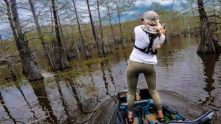 Ultimate Fishing Showdown: Boyfriend Battles Girlfriend At Caddo Lake!