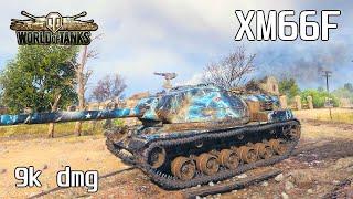 XM66F, 9K Damage, 6 Kills, Overlord - World of Tanks