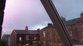 Wirral Thunderstorm - 19/5/14 - Media & TV Version - extreme uk weather (thunder, lightning)