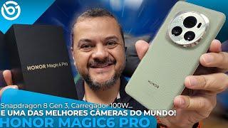 Magic 6 Pro | TOP 2 em CÂMERAS no MUNDO, MELHOR Que S24 ULTRA e IPHONE 15 PRO MAX? Unboxing