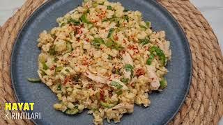 TAVUKLU BULGUR SALATASI KESİNLİKLE DENEYİN #shorts #salata #salatatarifleri #tavuktarifleri