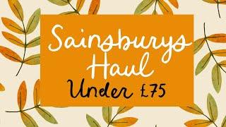 Sainsburys Food Haul // Family of Four // September 2024 // Under £75