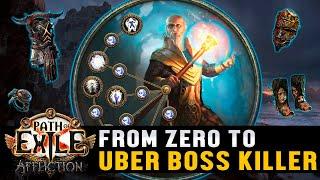 Hierophant Flamewood Totems - SSF Uber Boss Killer [Part 3] Path Of Exile - Affliction 3.23