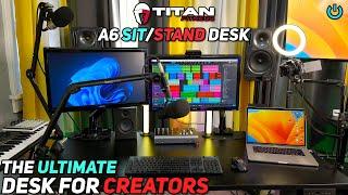 THE ULTIMATE DESK for CREATORS  TITAN A6 Adjustable SIT and STAND Desk  Review & How to Assemble