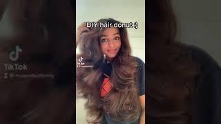 How to make a T shirt hair donut!