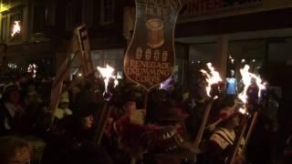 Bonfire night in Lewes