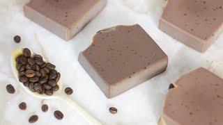 Homemade coffee soap️ Luxurious natural coffee & cocoa soap recipe