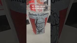 미국백수 KFC 사먹기 American Bum eats KFC new menu (korean bbq nugget)