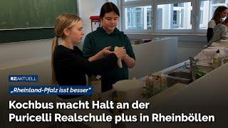 Kochbus zu Besuch an der Puricelli Realschule plus in Rheinböllen