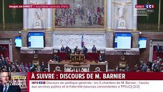  Suivez en direct le discours de politique générale de Michel Barnier