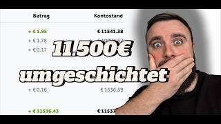 Große Finanzentscheidung: 11500€ verlagert!