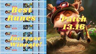 Teemo Runes All Matchups | Will 100% Increase Your Winrate | 13.16