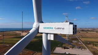 Høvsøre wind test center - prototype Siemens Gamesa SG 6.0-170