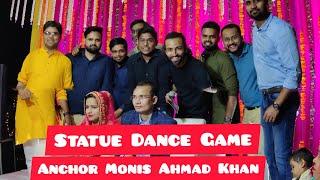 Anchor Monis Ahmad Khan Hosting Ring Ceremony | Statue Dance Game | Wedding Emcee