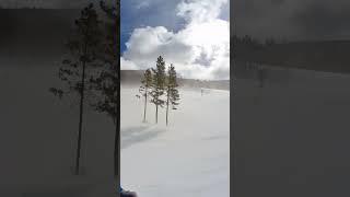 wind picked up a bit. #trailrunning #coloradorunner #running #winterrunning #colorado