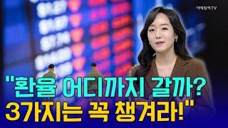 “환율 어디까지 갈까? 3가지는 꼭 챙겨라!” [이지혜 앵커 브리핑] | Market Now 2 (20241230)