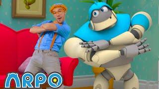 Blippi and ARPO Team UP! | ARPO | Educational Kids Videos | Moonbug Kids