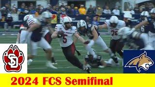 #4 South Dakota vs #1 Montana State Football Game Highlights, 2024 FCS Semifinal