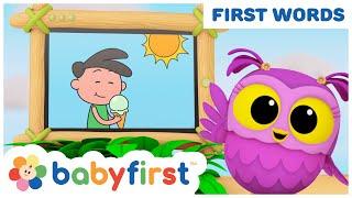 New Episode! - Hoot, Scoot & What | Learn First Words | Games & Animals for Babies | BabyFirst TV