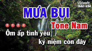 Mưa Bụi karaoke Tone Nam Nhạc Sống 2023 ôm ấp tình yêu kỷ niệm còn đây