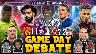 Chelsea Robbed Vs Aston Villa! Liverpool Bottlers! Klopp Vs Salah Man United Abysmal!